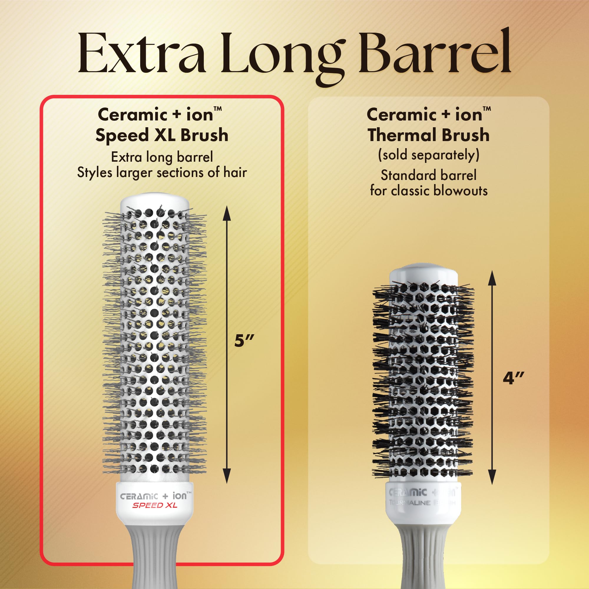 Olivia Garden Ceramic + Ion Speed XL ionic technology boosts shine.