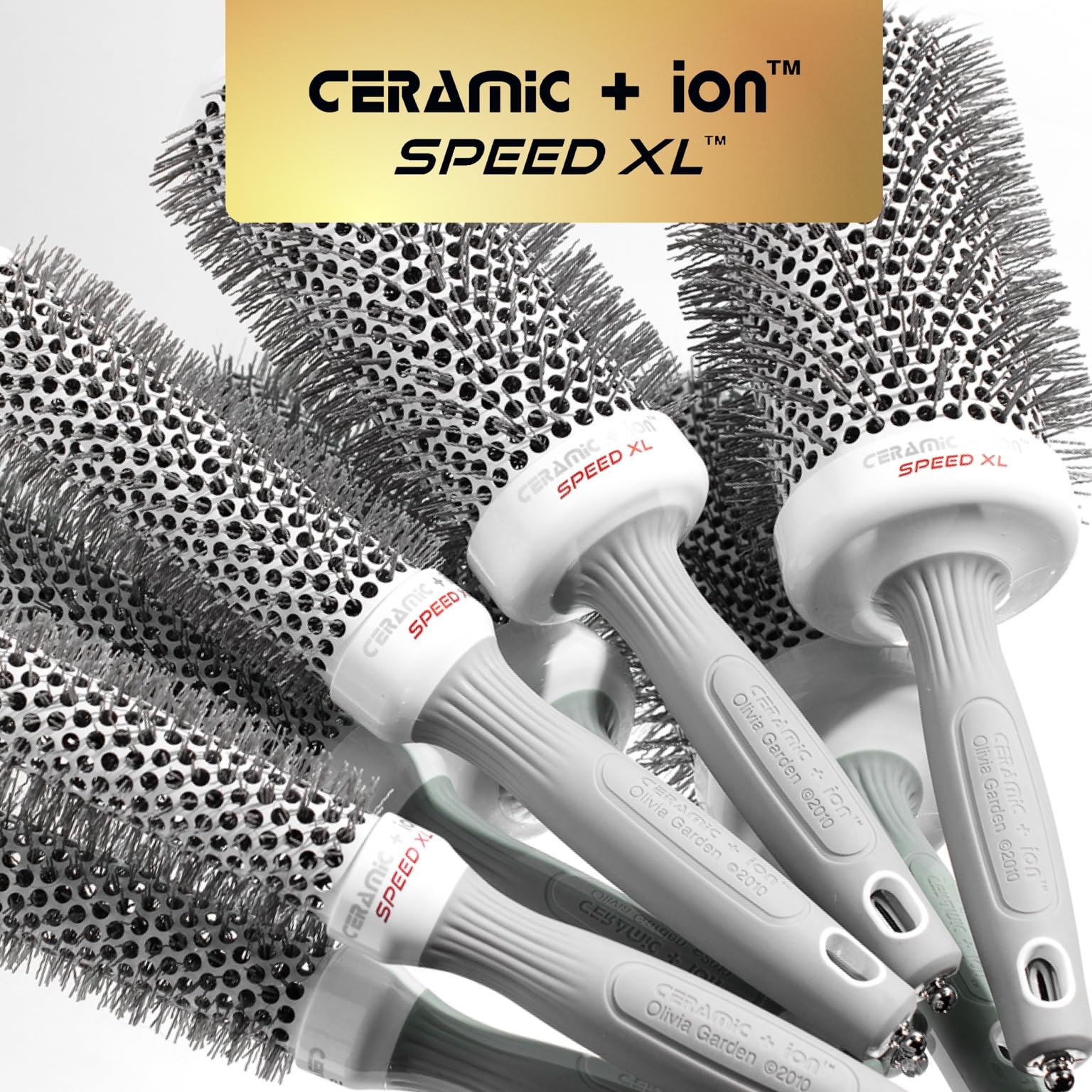 Olivia Garden Ceramic + Ion Speed XL non-slip design for steady blowouts.