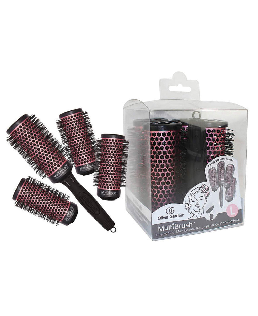 Olivia Garden MultiBrush detachable thermal barrel for precise heat styling.