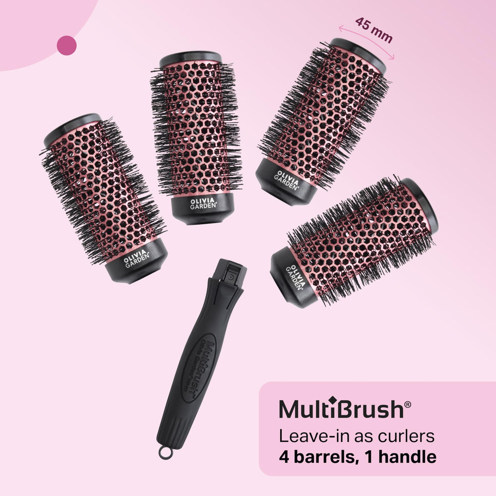 Olivia Garden MultiBrush retractable pick for adding lift.