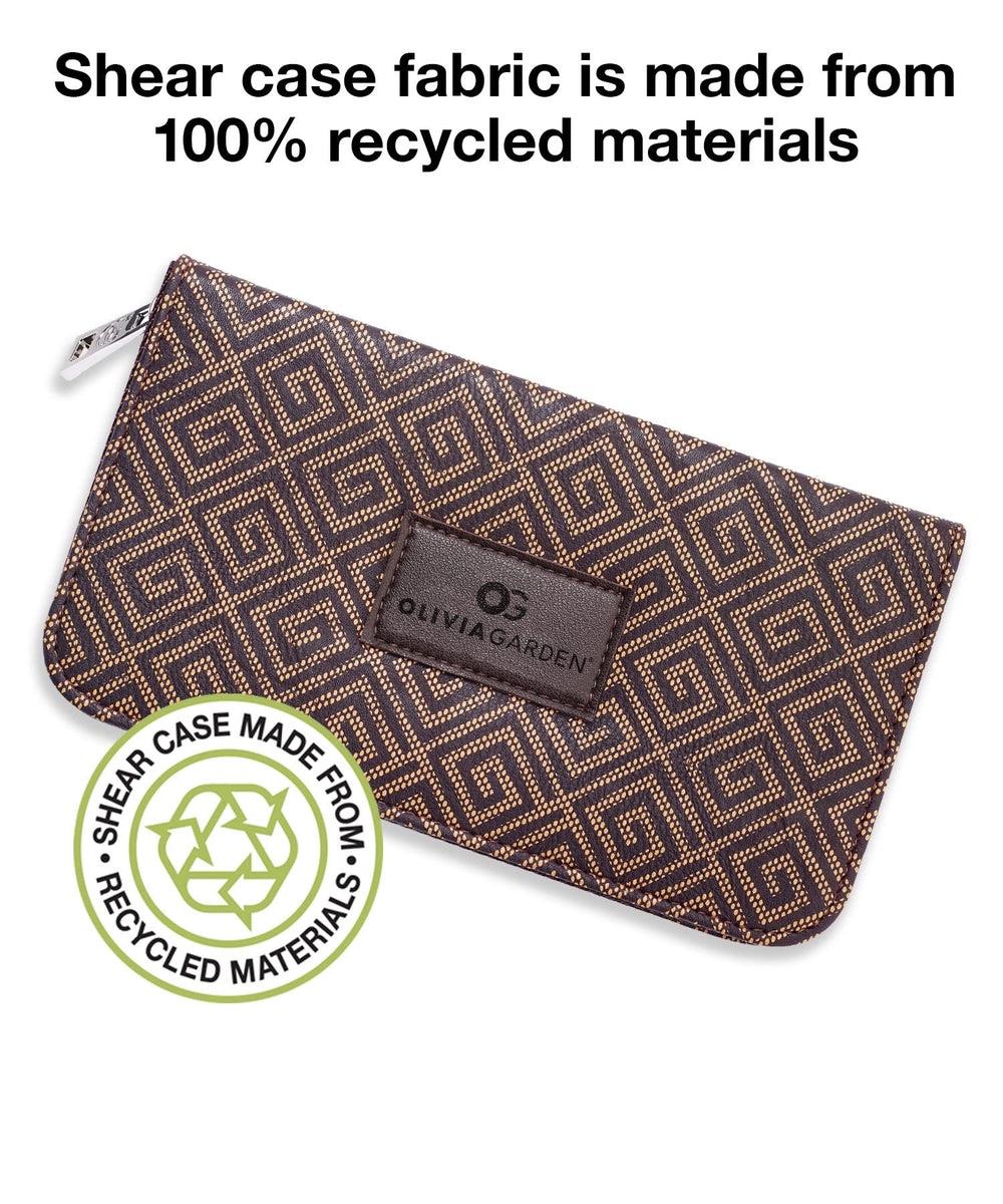 Olivia Garden SilkCut durable case keeps tools protected during transport