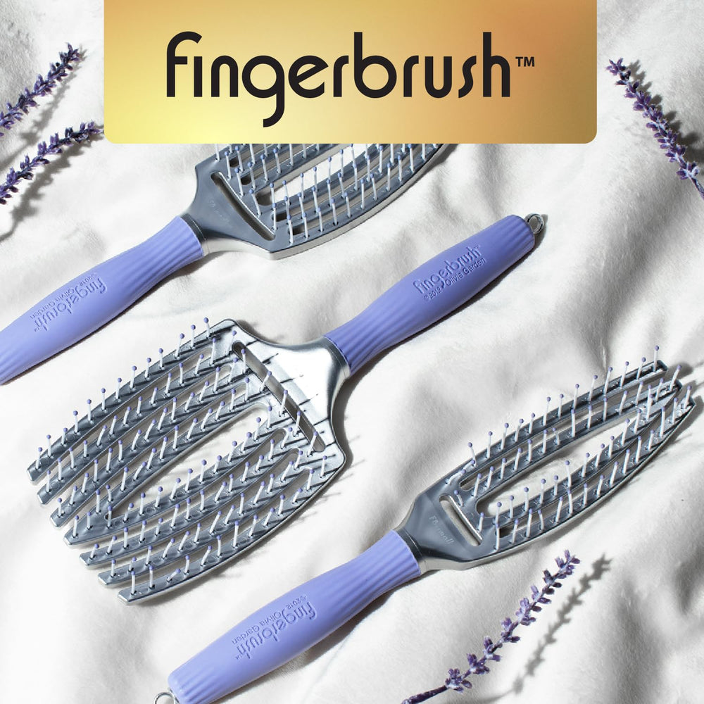 Olivia Garden small-size brush with ergonomic handle ideal for precision styling and travel.