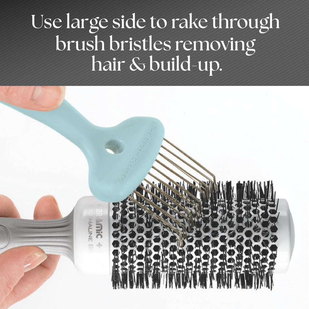 Olivia Garden The Brush Cleaner with ergonomic comfort grip for easy, strain-free cleaning.