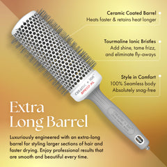 Olivia Garden Ceramic + Ion Speed XL ergonomic grip reduces styling fatigue.