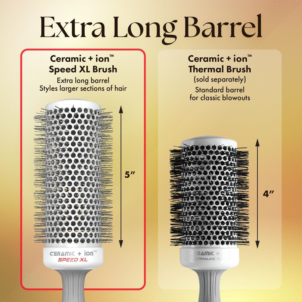 Olivia Garden Ceramic + Ion Speed XL retractable sectioning pick for precise parting.