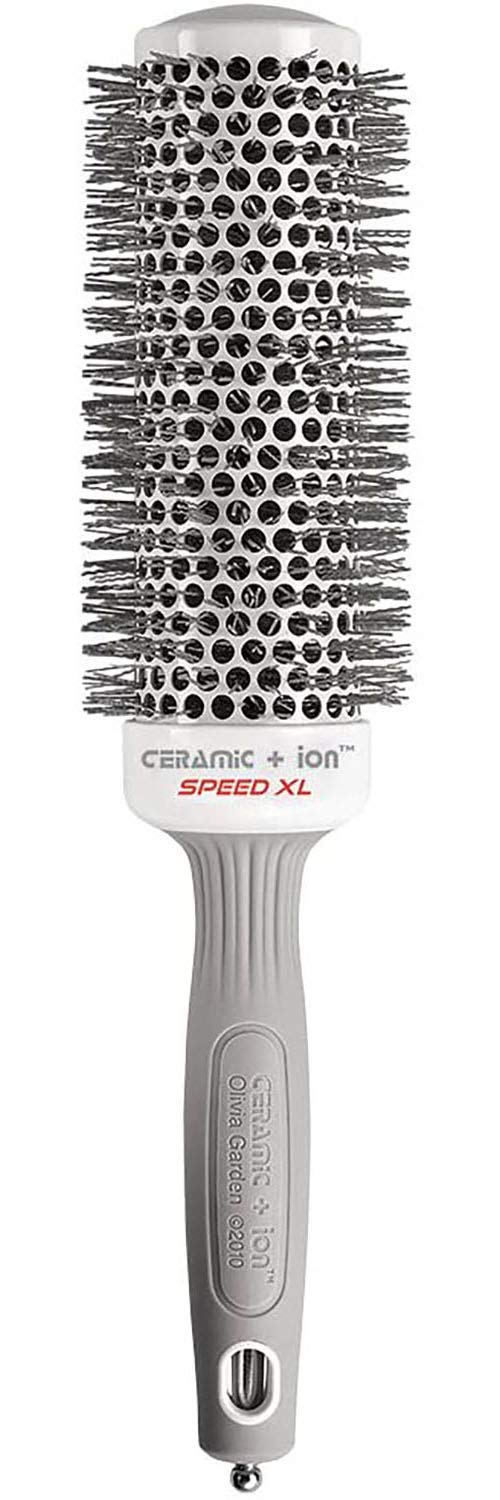 Olivia Garden Ceramic Ion Speed XL extra-long barrel for faster blowouts and volume