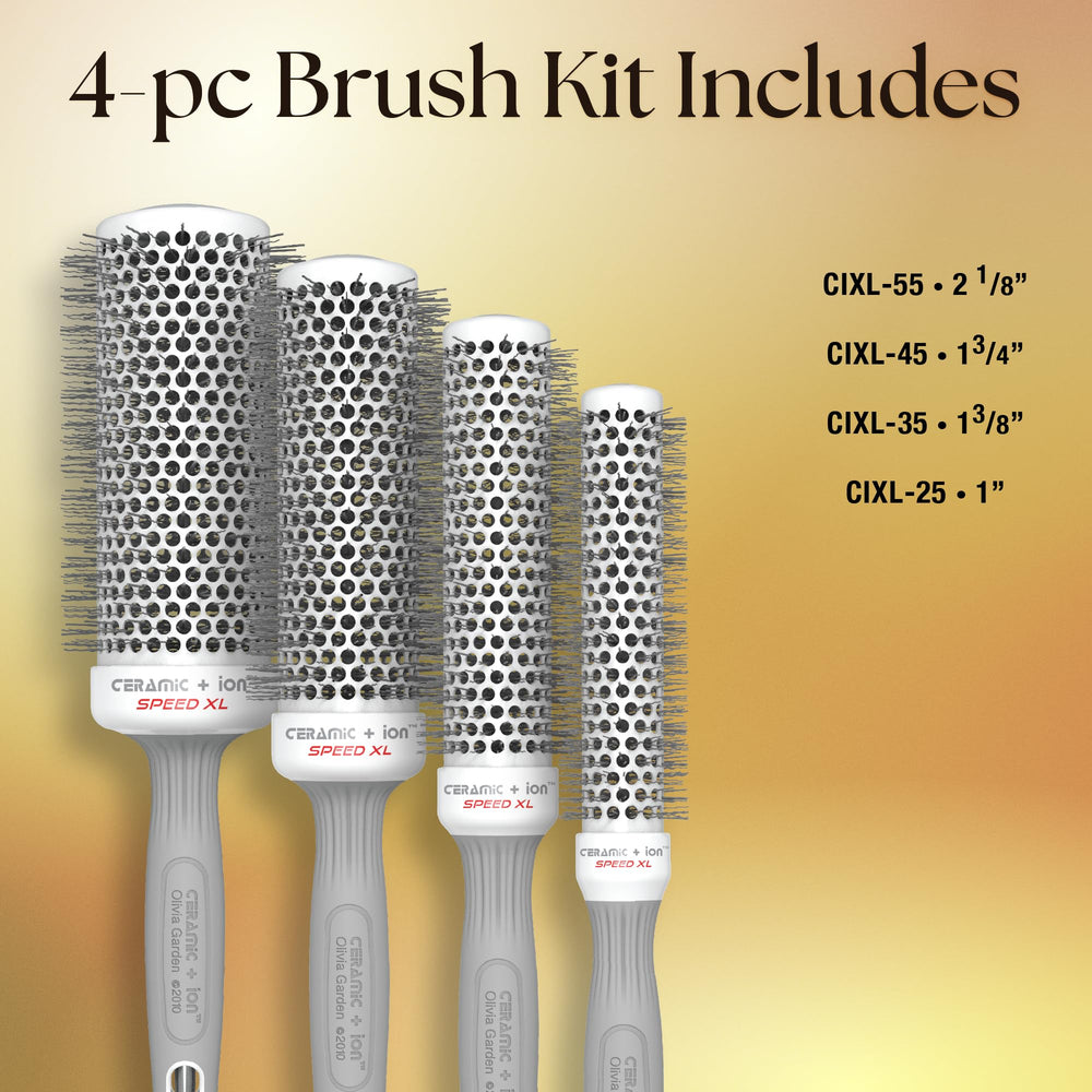 Olivia Garden Speed XL with retractable sectioning pick for precise parting and styling.