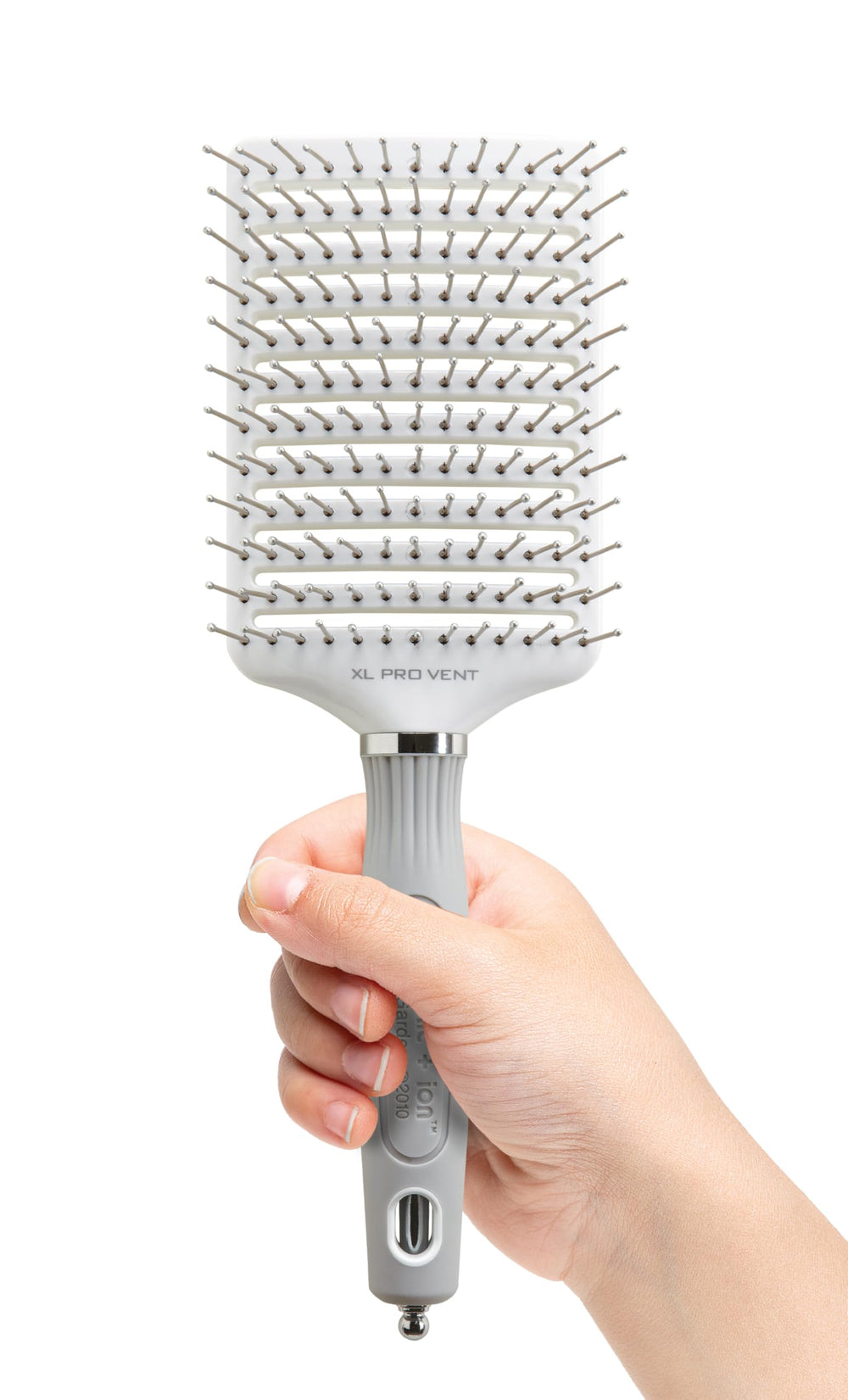 Olivia Garden Ceramic + Ion XL Pro Paddle Brush detangling hair texture