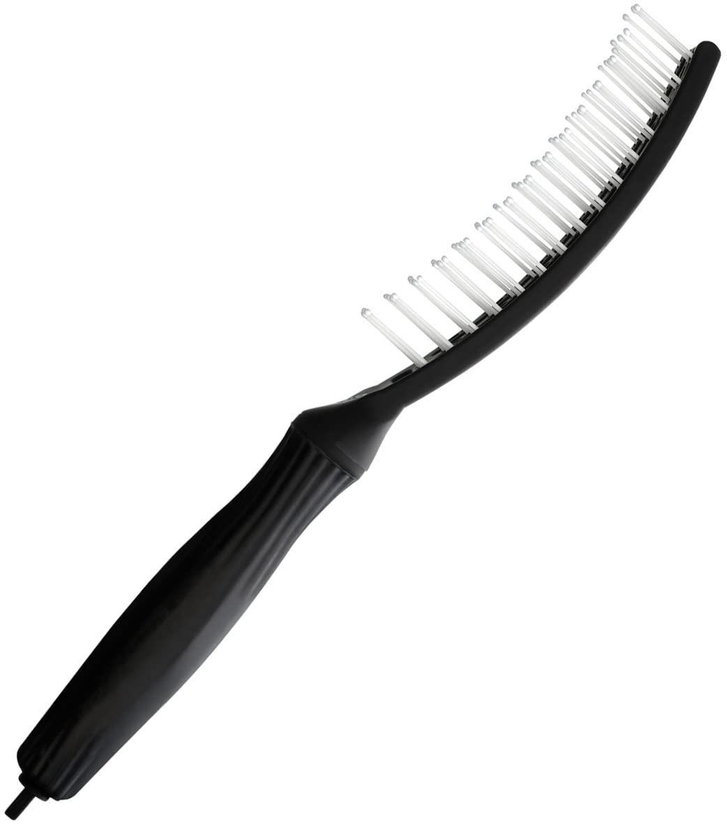 Olivia Garden Fingerbrush features large ventilation cells for improved airflow and drying.