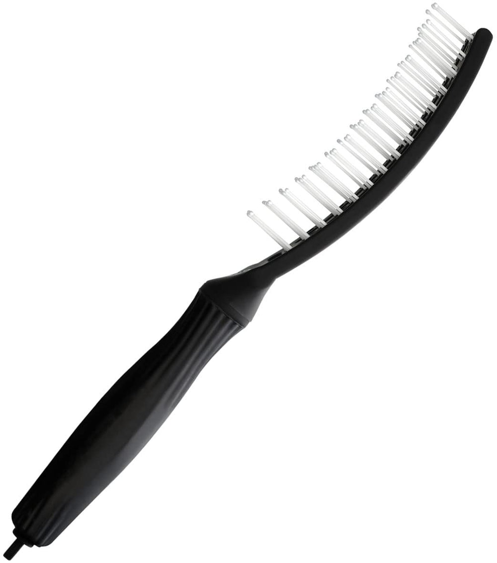 Olivia Garden Fingerbrush features large ventilation cells for improved airflow and drying.