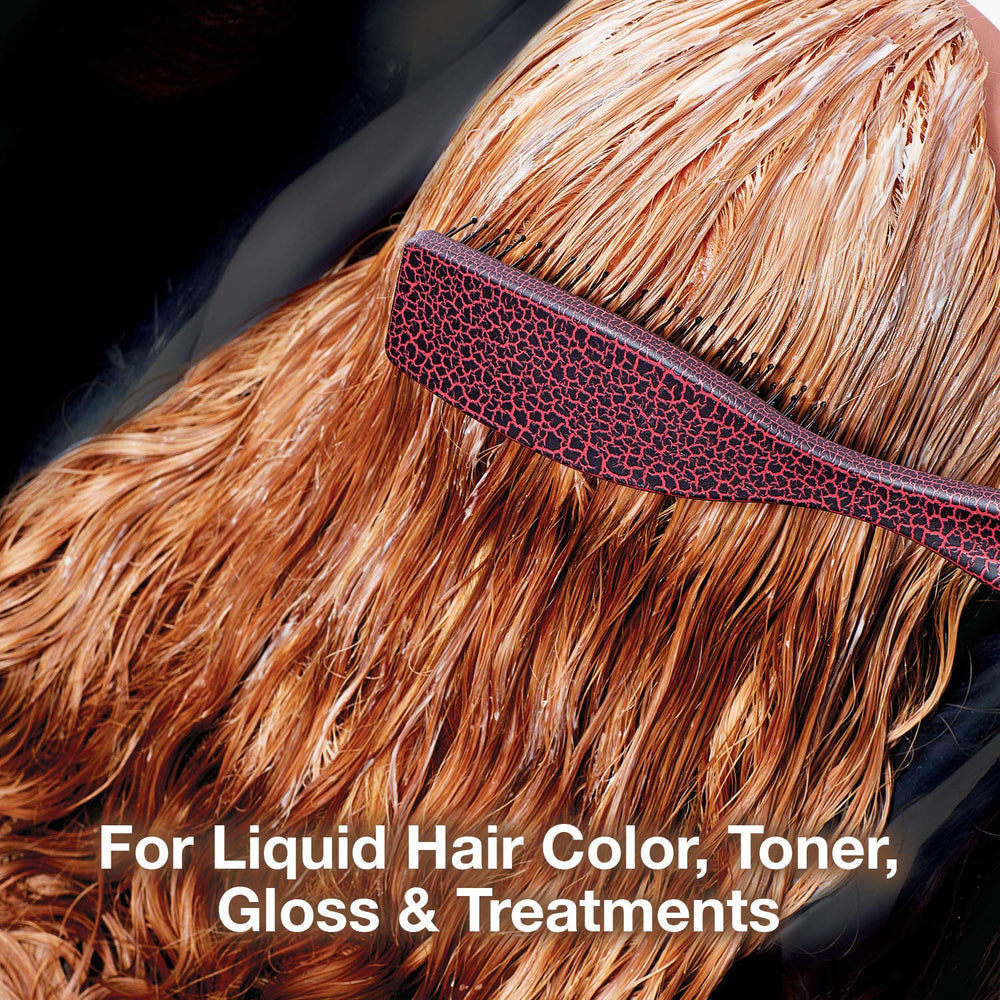 Olivia Garden iBlend teal-color brush highlights the color-treatment pairing for professional results.