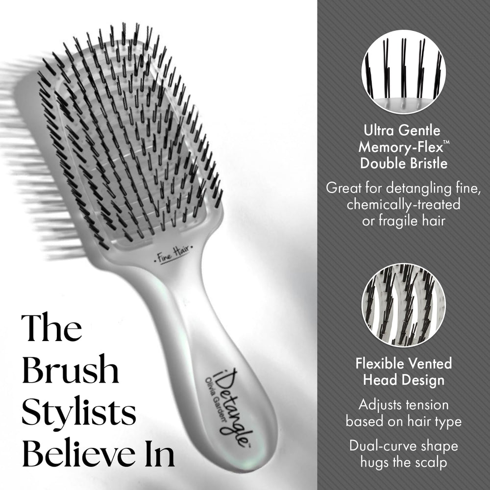 Dual-curve head hugs scalp for comfort and precise control
