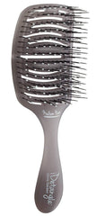 Olivia Garden iDetangle brush glides through wet hair for easy detangling.