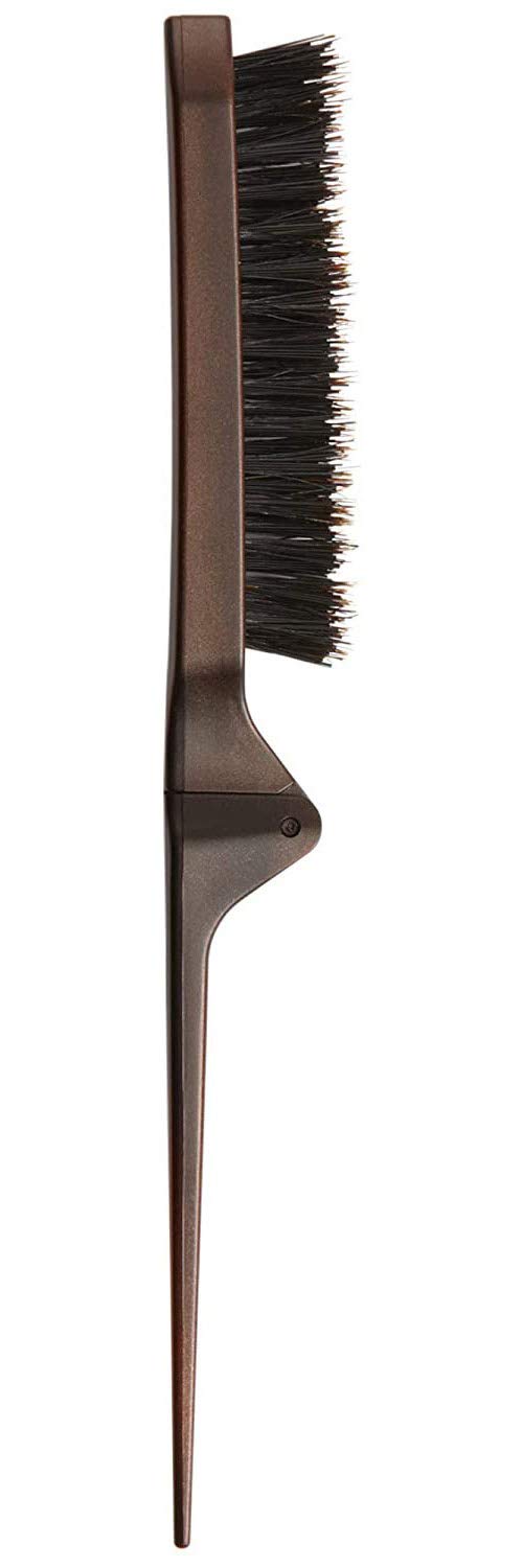 Olivia Garden Style-Up Teasing Foldable Hair Brush closed for travel-friendly styling.