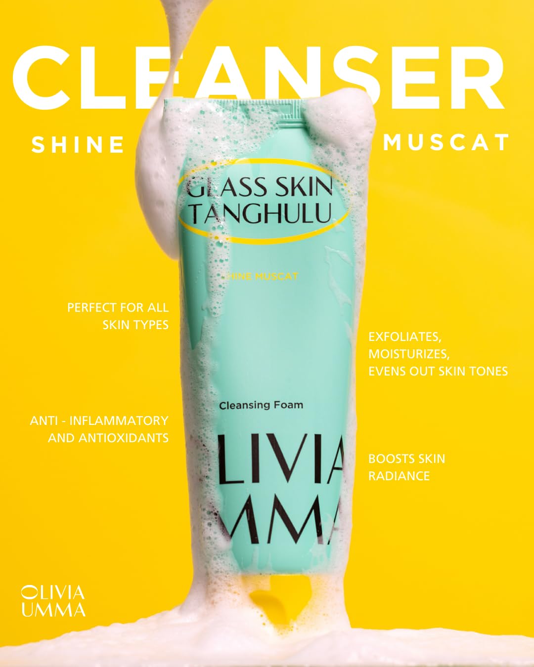 OLIVIAUMMA Antioxidant green fruits extraction promotes radiant skin