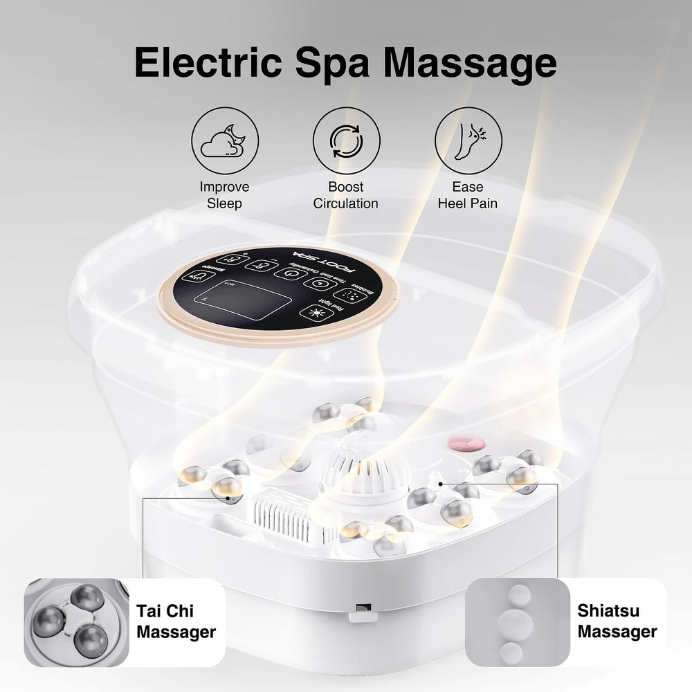 Olixie foot spa remote control enables easy session adjustments for hands-free relaxation.