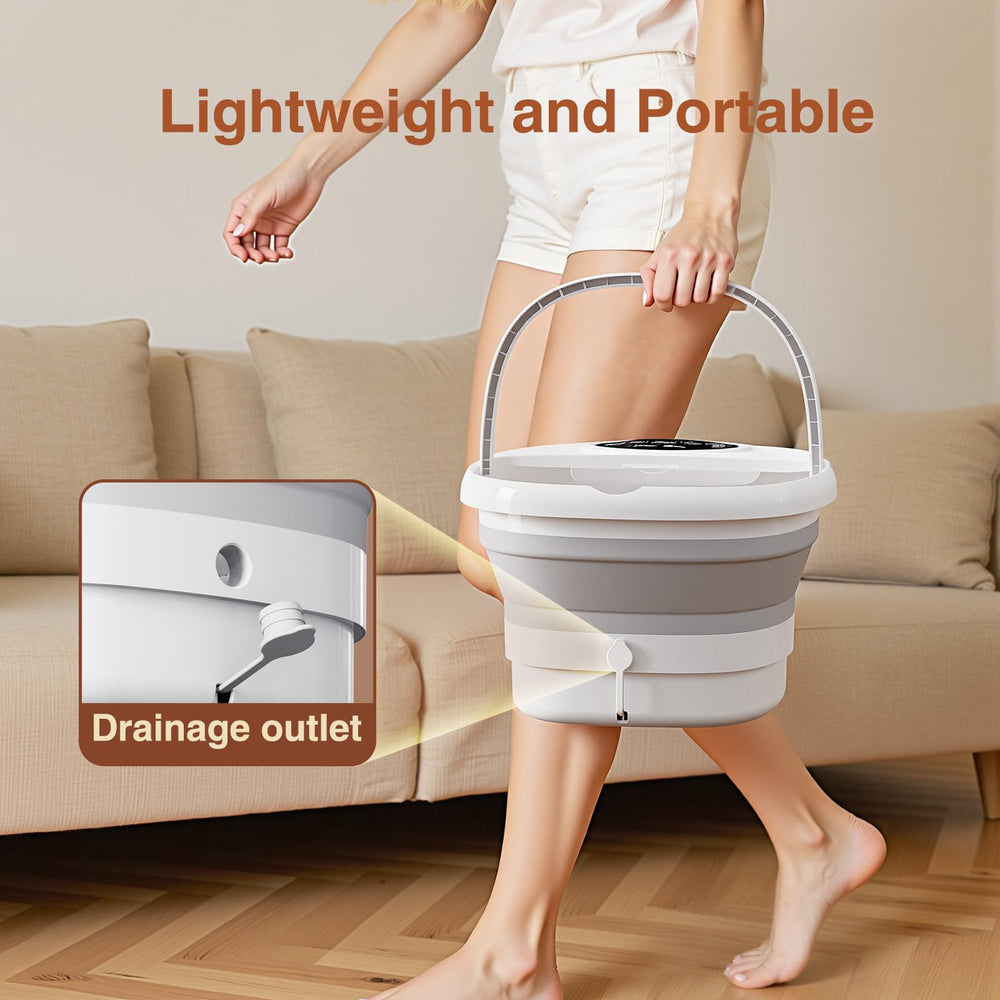 Olixie foot spa timer display helps schedule soothing soak sessions.