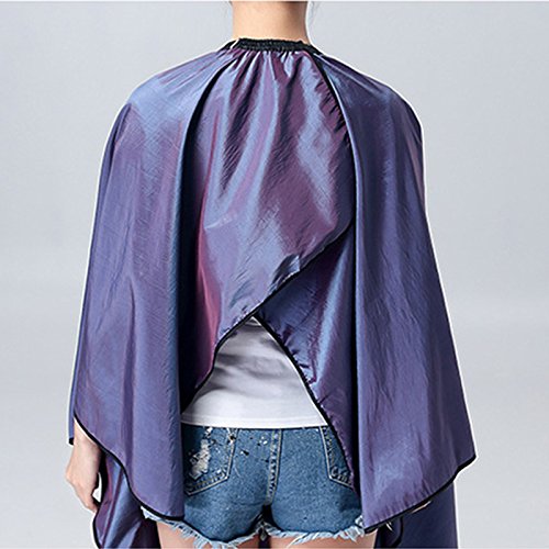 OLizee waterproof cape keeps hair off you during styling sessions