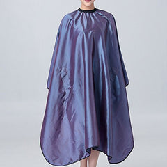 OLizee purple cape side view displays secure neck closure and comfort