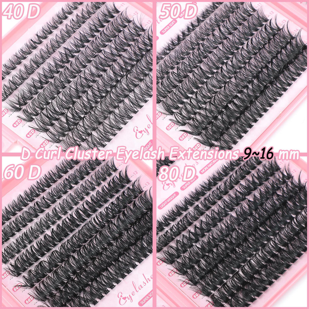 OLLAVO Lash Clusters Kit soft band design for comfortable wear