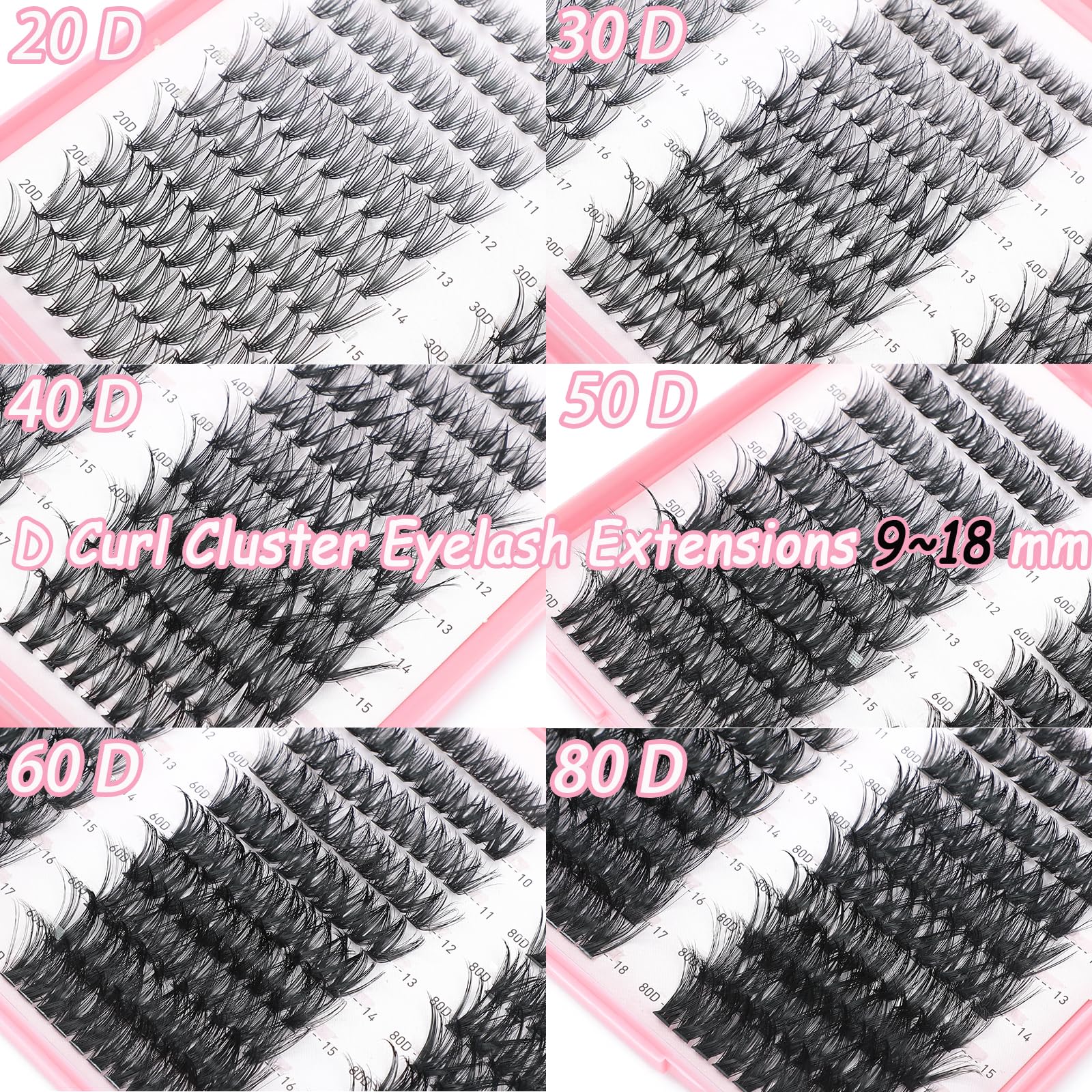 OLLAVO Lash Clusters Kit soft-band design for comfort