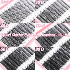 OLLAVO Lash Clusters Kit soft-band design for comfort