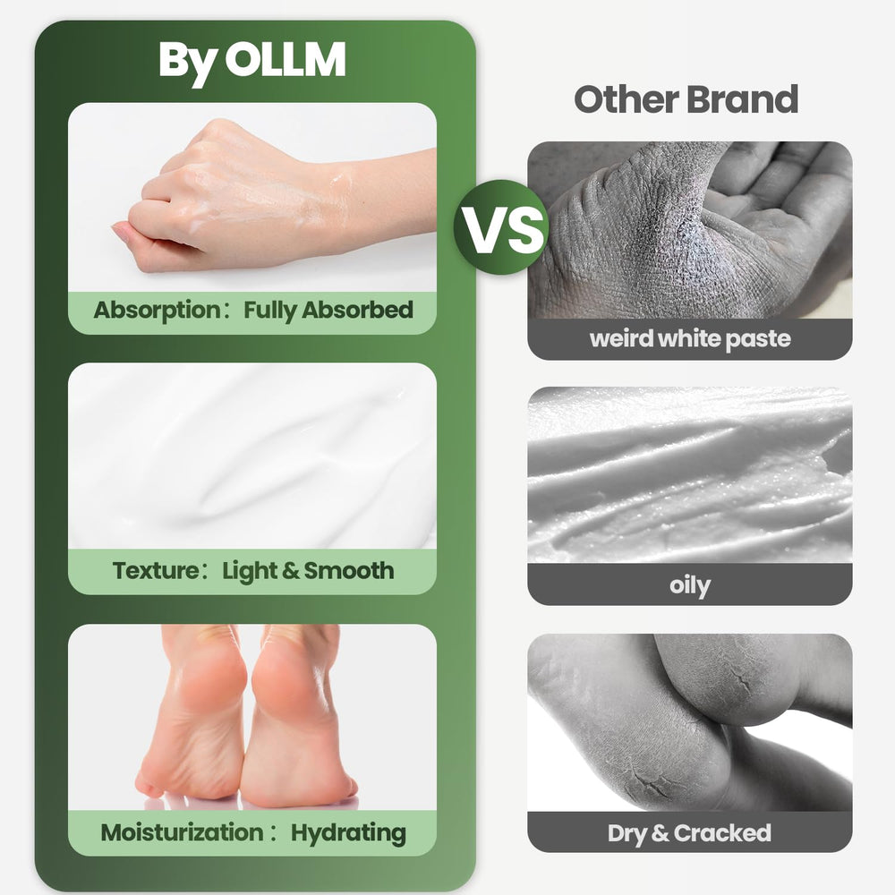 OLL M coconut oil infusion swatch illustrating nourishing skin barrier support