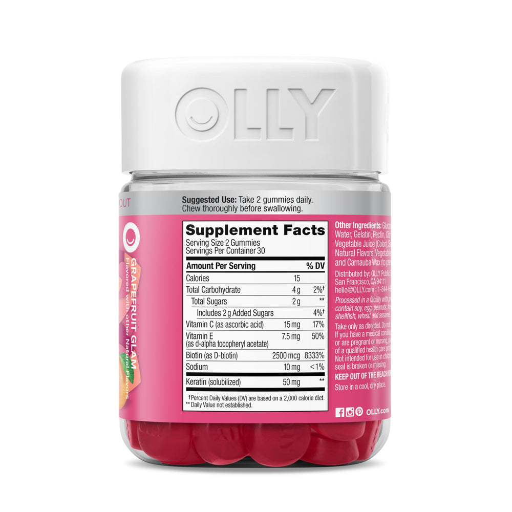 OLLY gummies by a planner depicting daily routine timing and convenience