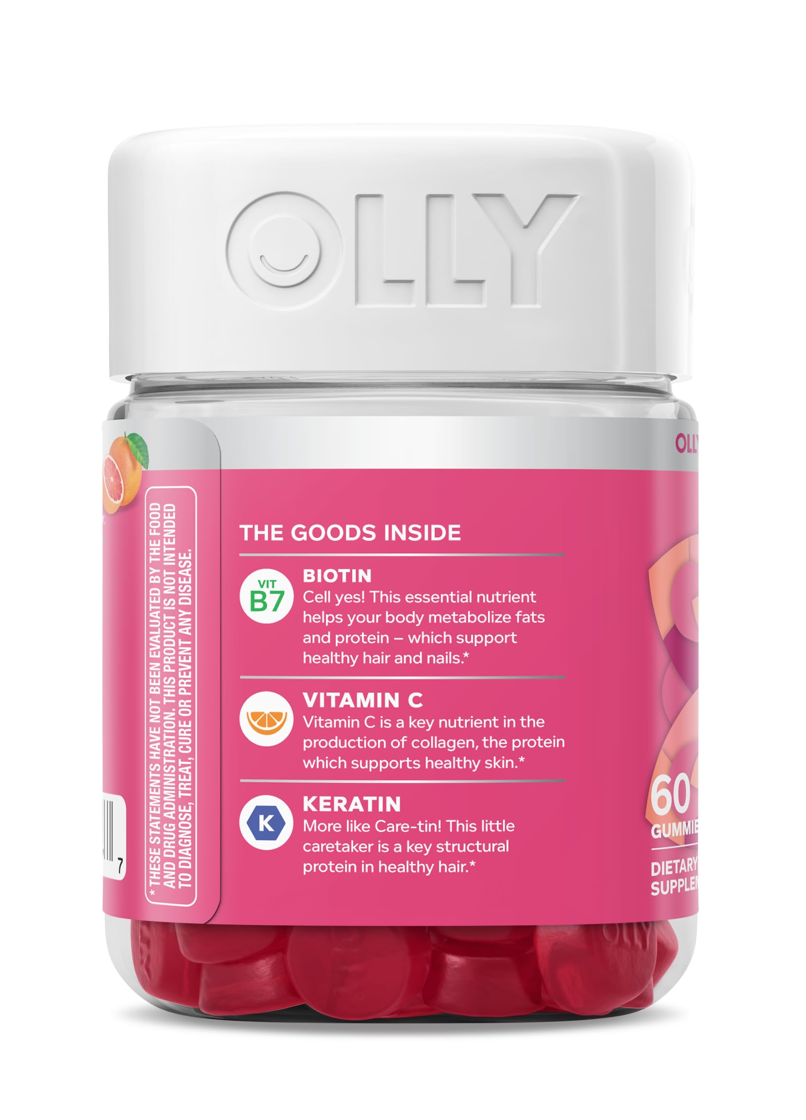 OLLY bottle on bathroom counter illustrating everyday routine integration