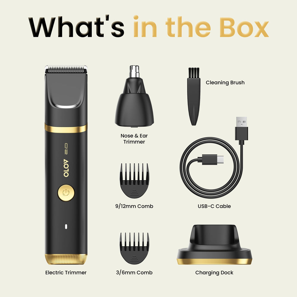 Olov 2.0 safety-grip handle design ensures comfortable control during grooming.