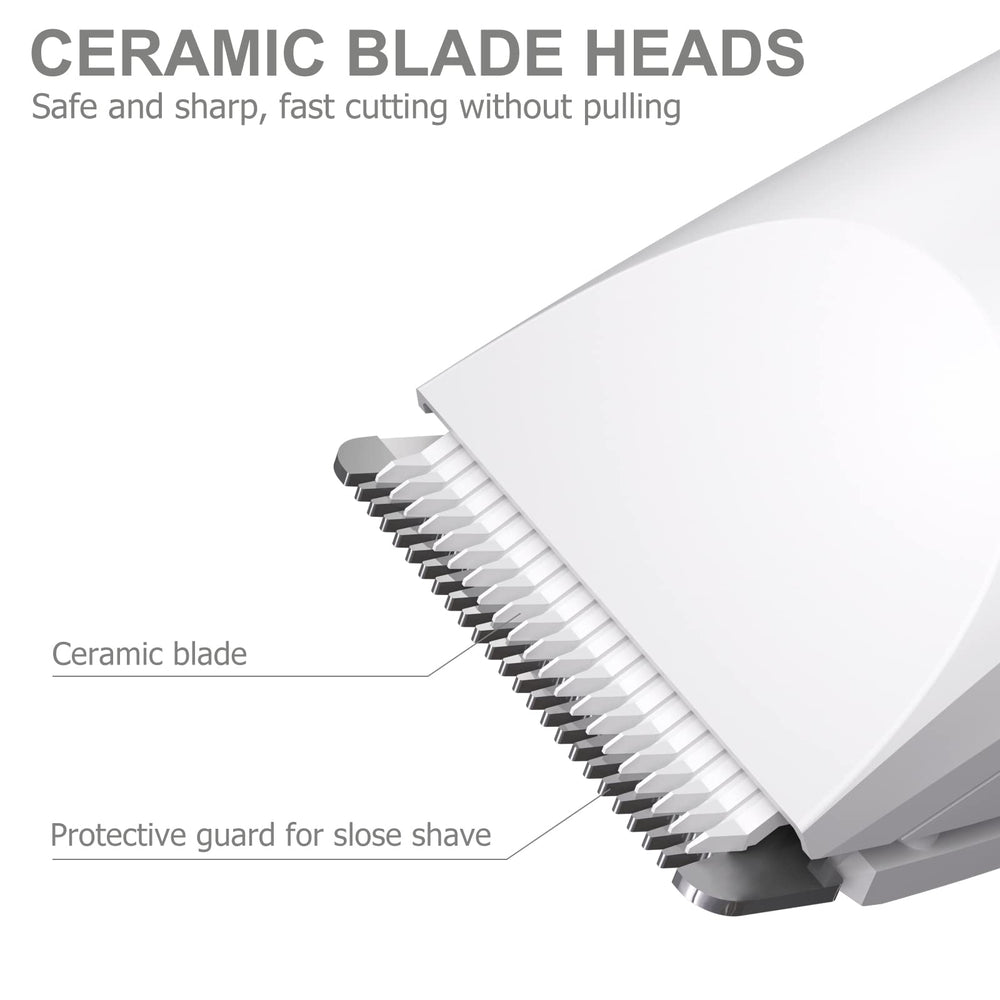 OLOV bikini trimmer women with hair-length guards for customizable shaping.