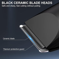 OLOV replaceable ceramic blade heads for smooth trimming without pulling