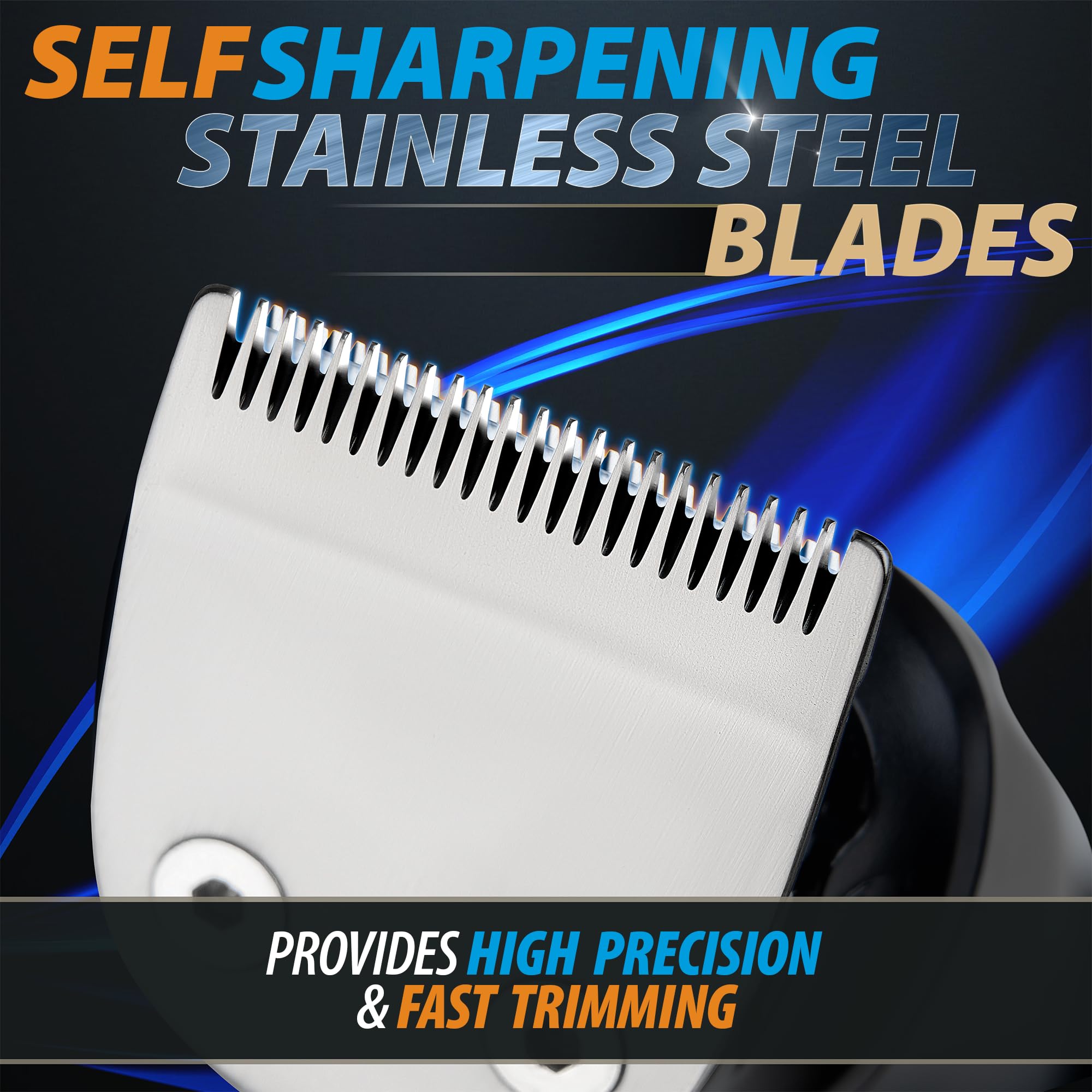 OLOV For Man grooming-kit components showing versatile attachments