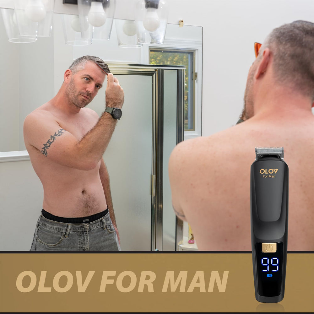 OLOV FOR MAN compact, travel-ready grooming kit for men