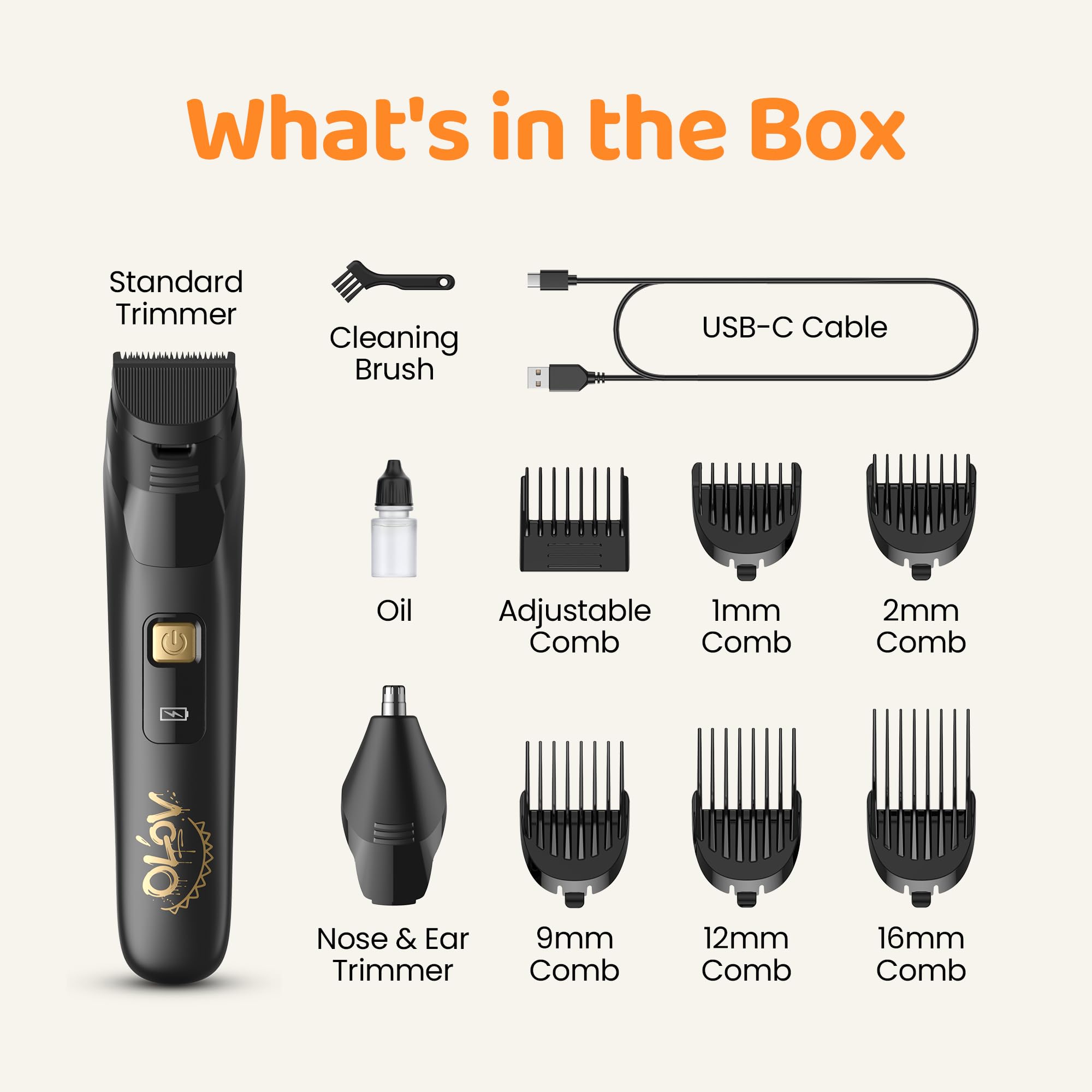 OLOV LITE black and gold finish adds premium style.