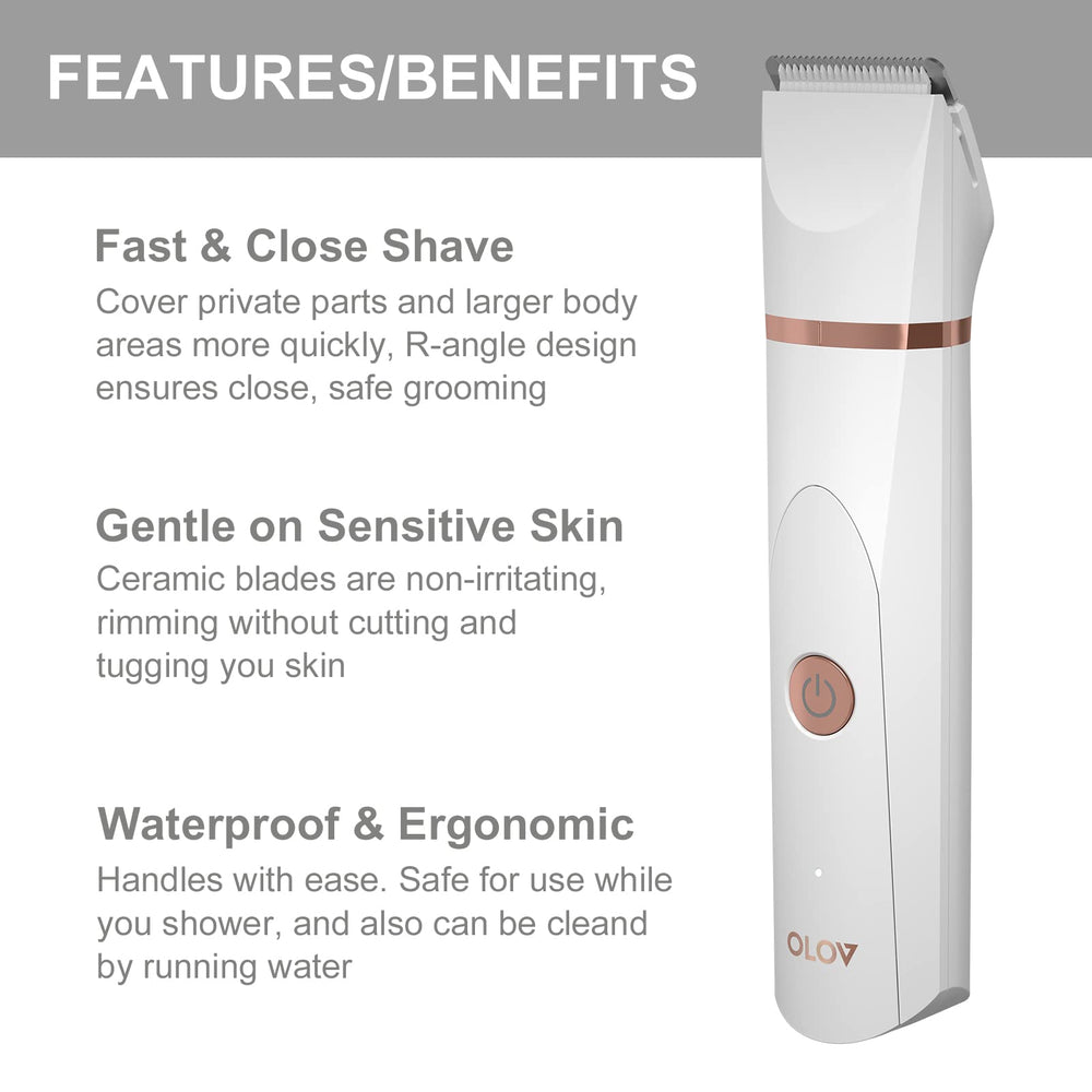 OLOV compact hygiene razor offers quick, clean grooming on the go.
