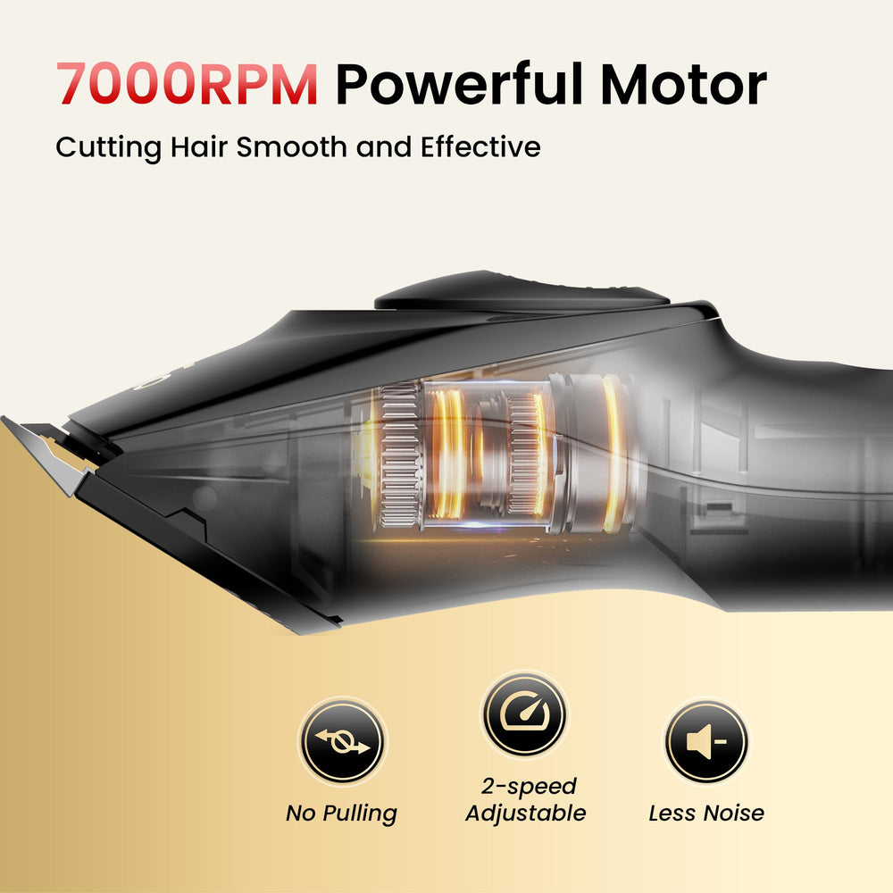 OLOV PROFESSIONAL 2-speed motor for thick hair and detailing