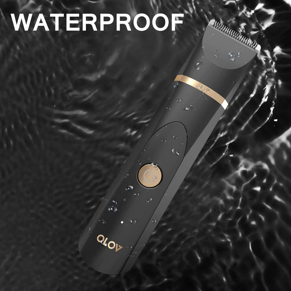 OLOV USB recharge dock for cordless grooming sessions