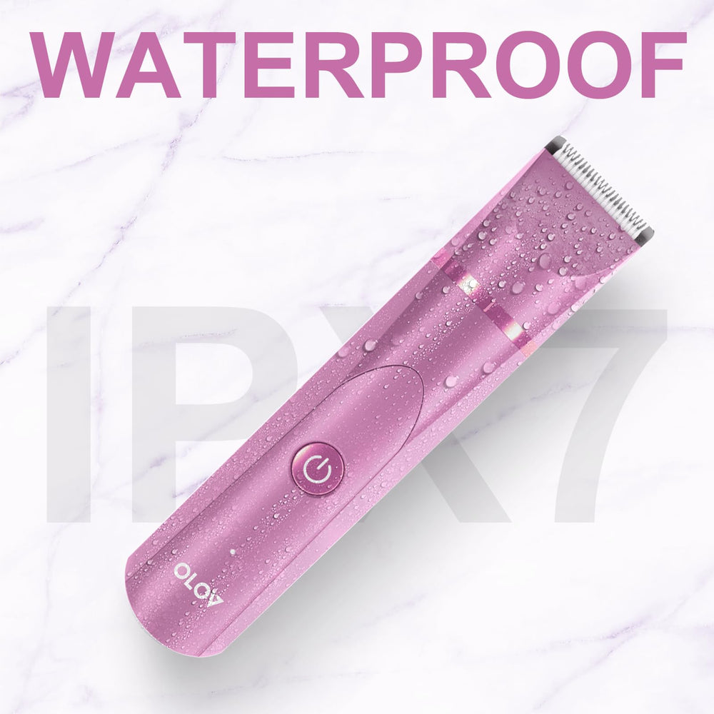 OLOV waterproof hygiene razor is easy to rinse after use.