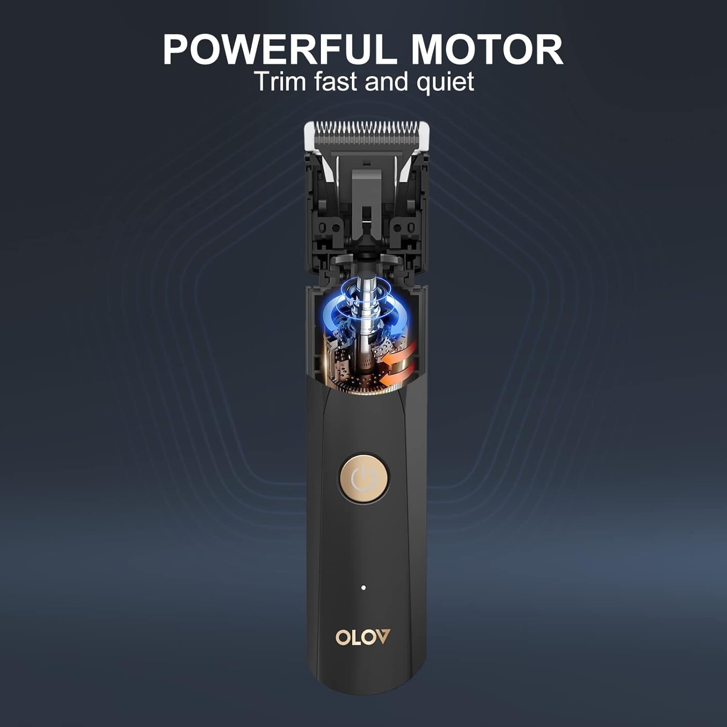 OLOV waterproof design suitable for shower trimming and easy cleanup