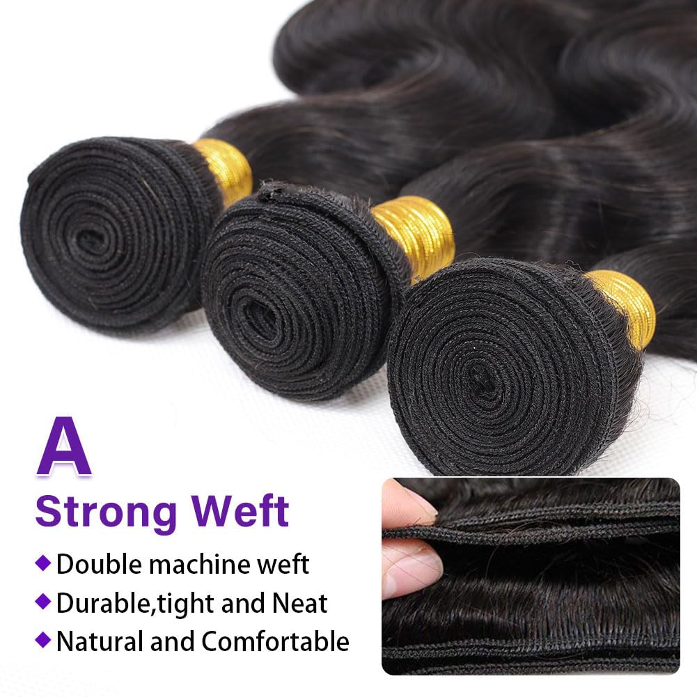 Olsmkis three bundles double weft closeup demonstrates durable, full-volume styling options.