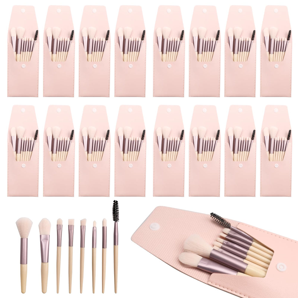 Olutacot 16-set travel makeup brushes—a compact brush-set for versatile on-the-go makeup.