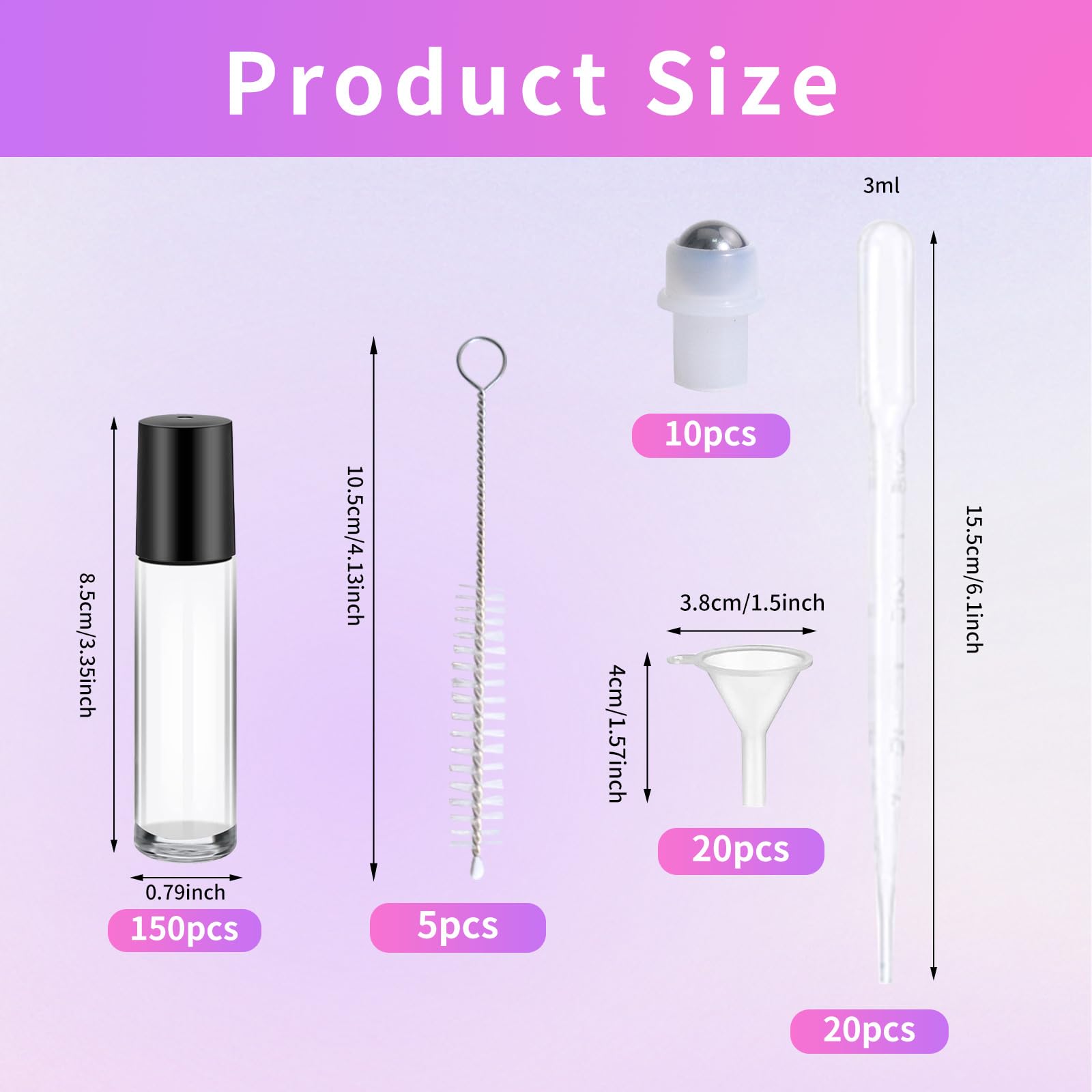 Olutacot airtight glass cap promotes fragrance retention