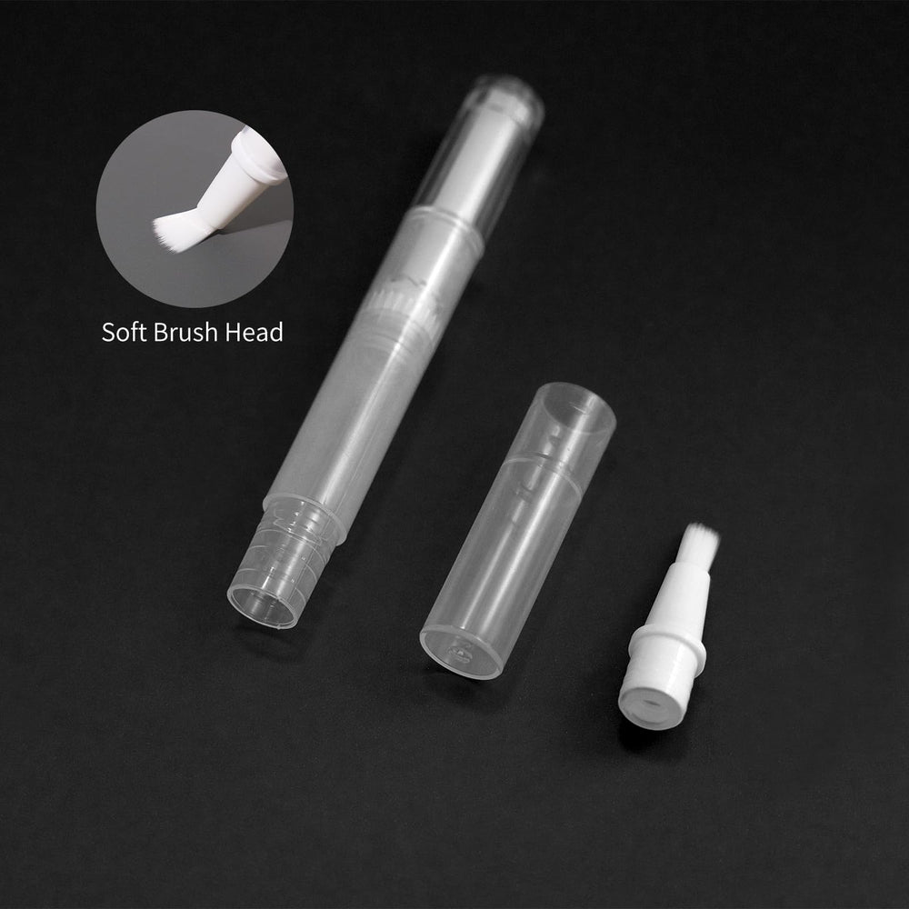 Olutacot lip gloss pen empty 3ml transparent for precise gloss.