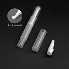 Olutacot lip gloss pen empty 3ml transparent for precise gloss.