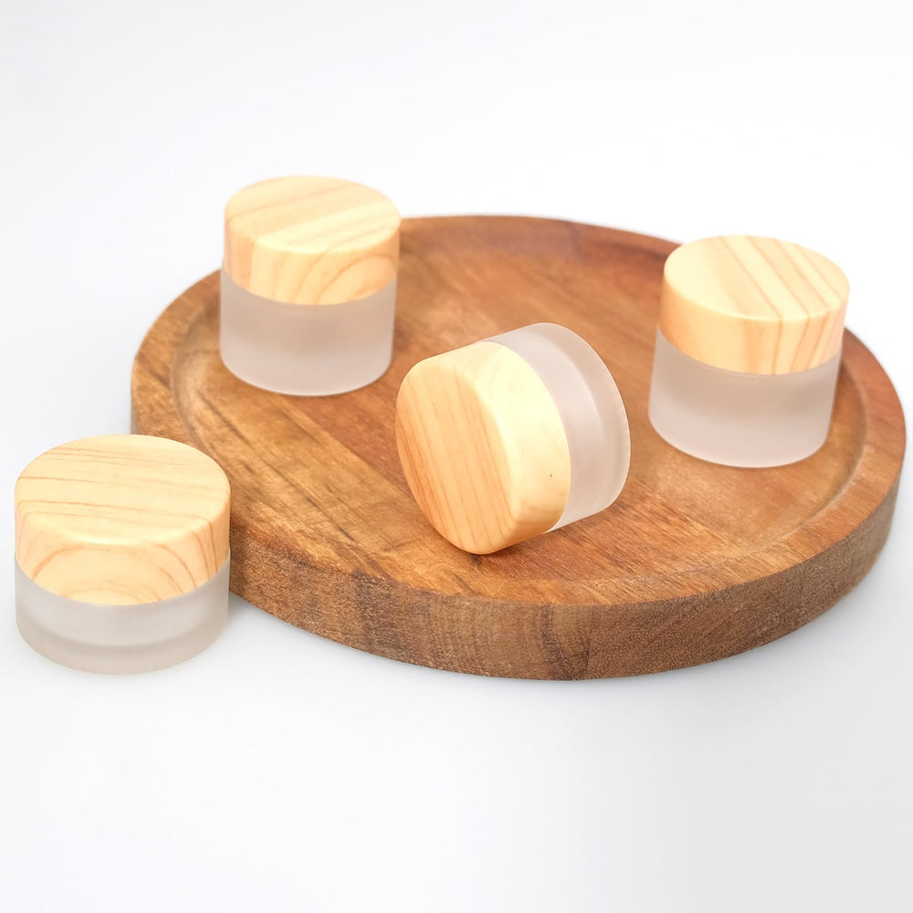 Olutacot travel-friendly 5g jars ideal for lotions and creams