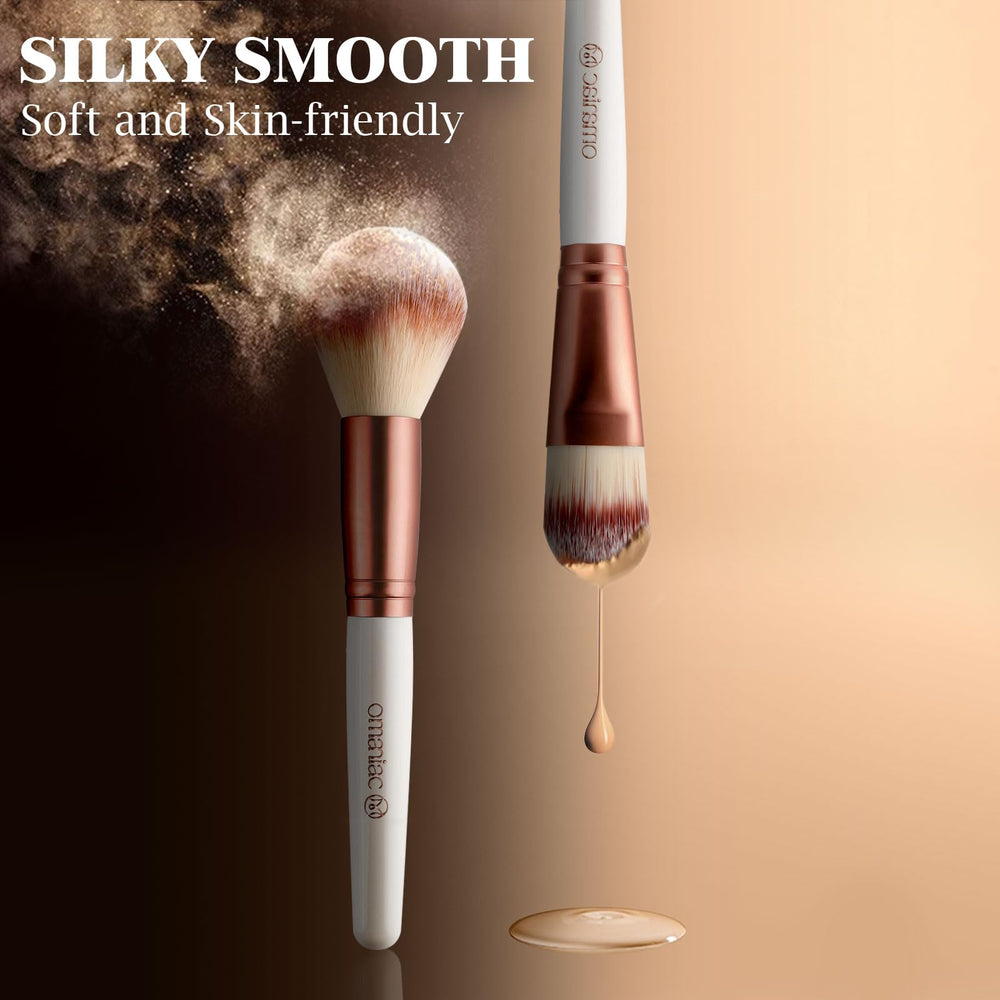 OMANIAC blush brush soft bristles delivering natural flush