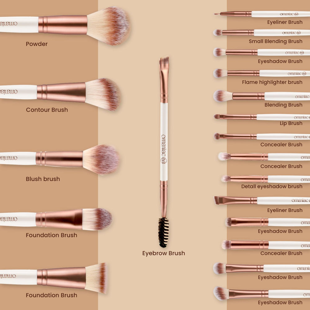 OMANIAC concealer brush detailed tip for targeted coverage