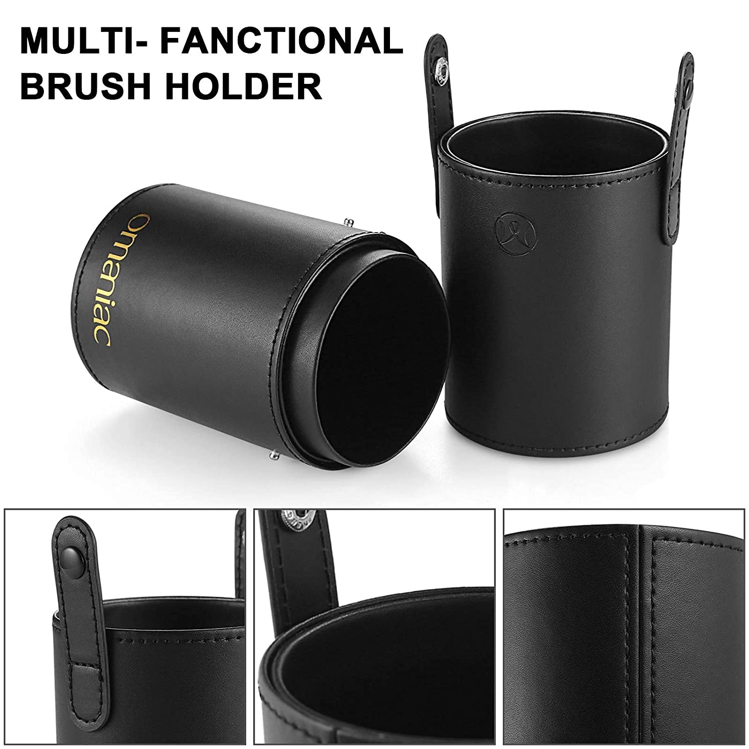 OMANIAC multifunctional brush holder keeps brushes organized and travel-ready