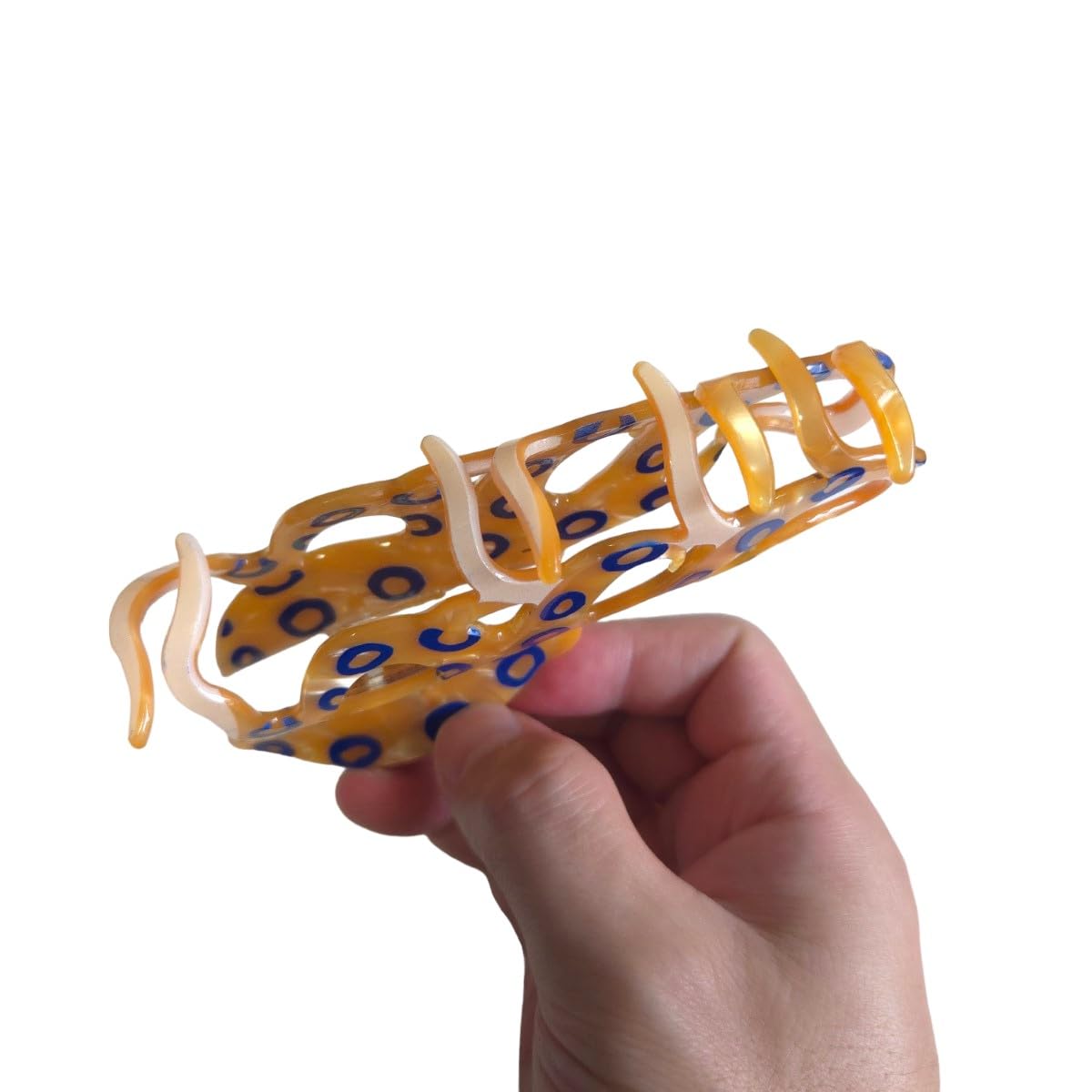 OMG Decor gift-ready blue octopus clip in elegant packaging.